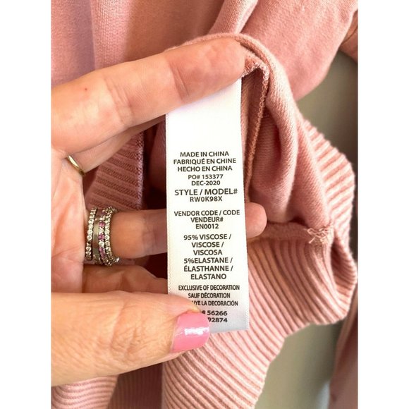 Splendid Women's Pullover Sweatshirt Pink Comfort - Picture 5 of 6